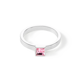 Brilliant Square small Ring silber rosa - PERDONA