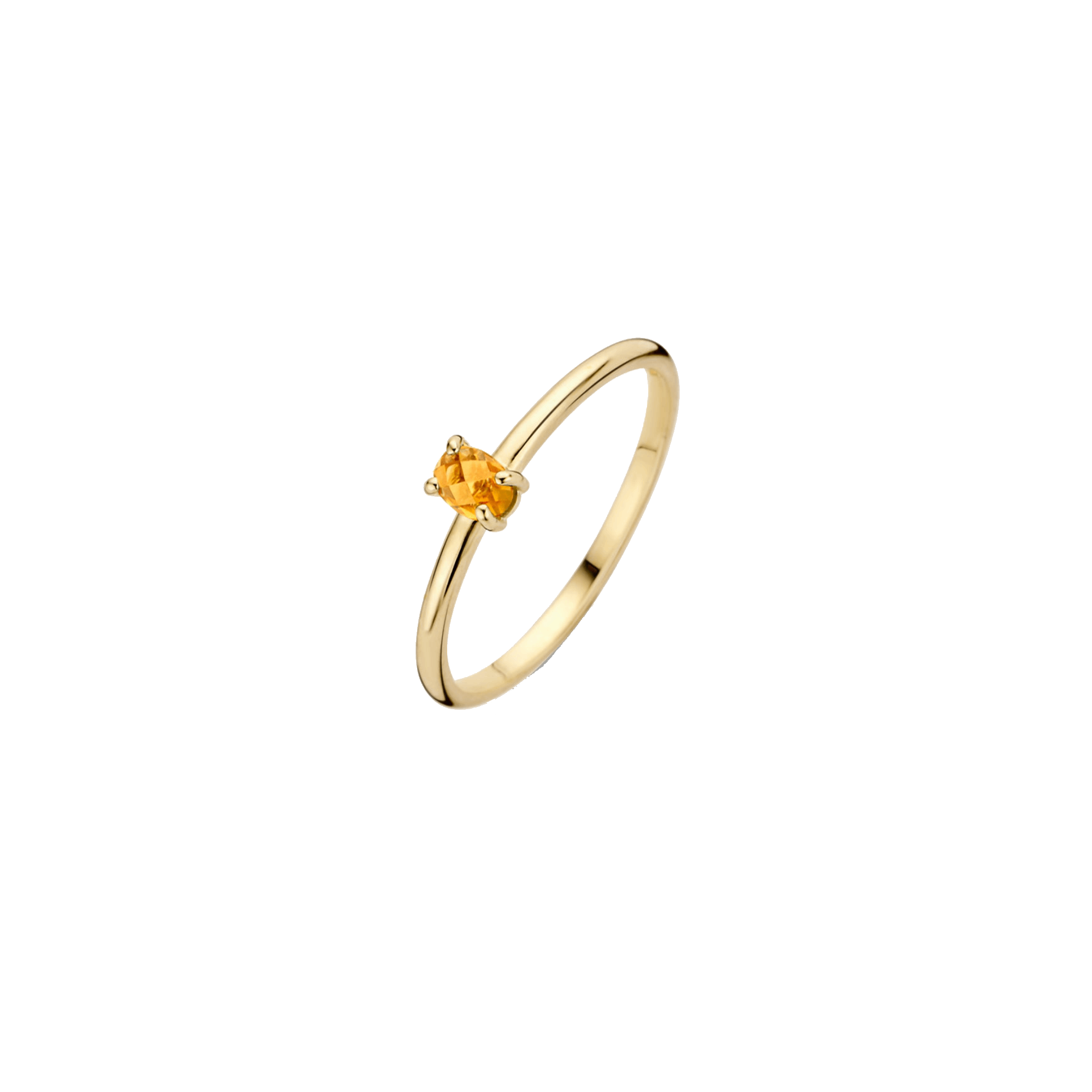 Ring mit ovalem Citrin - PERDONA