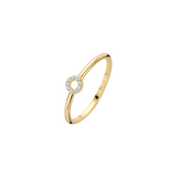 Ring mit Kreis aus Pavé-Zirkonia - PERDONA
