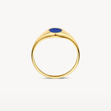 Ring mit eingelassenem Lapislazuli - PERDONA