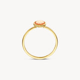 Ring mit Kamee in Kordeloptik - PERDONA