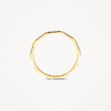 Ring mit unterbrochener Pavé-Fassung - PERDONA