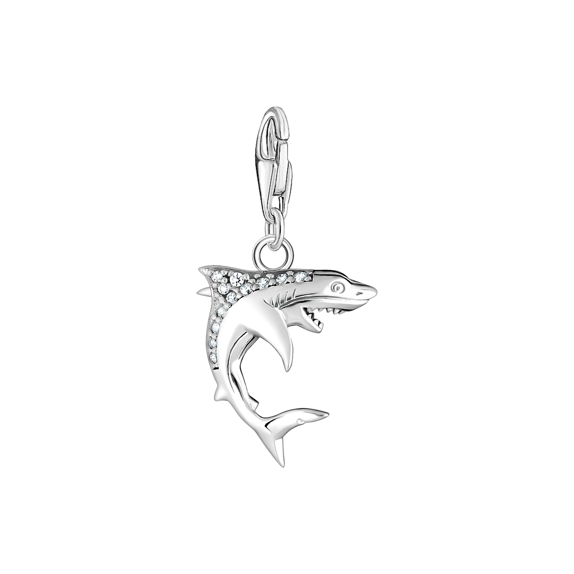 Charm-Anhänger Hai silber - PERDONA