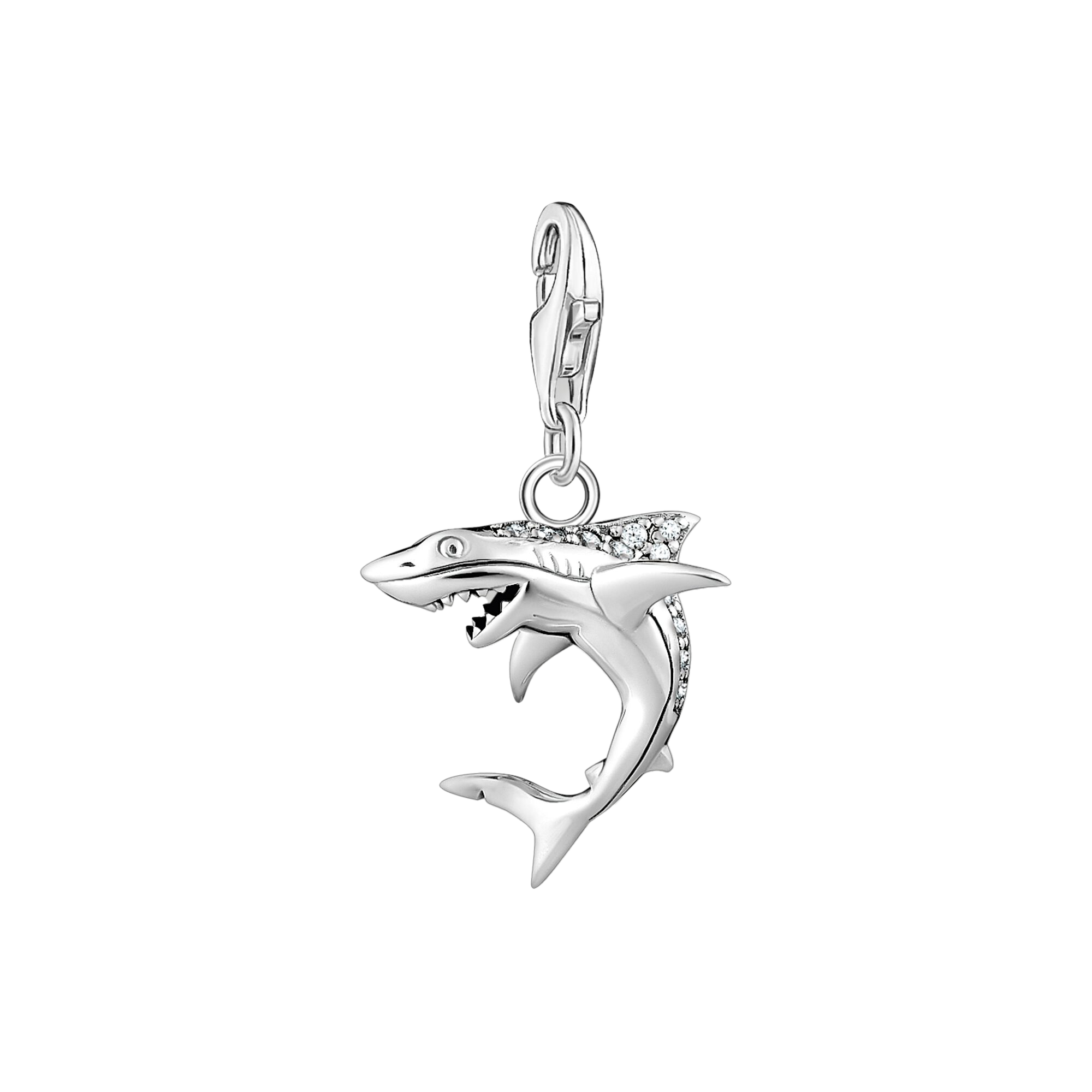 Charm-Anhänger Hai silber - PERDONA