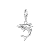 Charm-Anhänger Hai silber - PERDONA