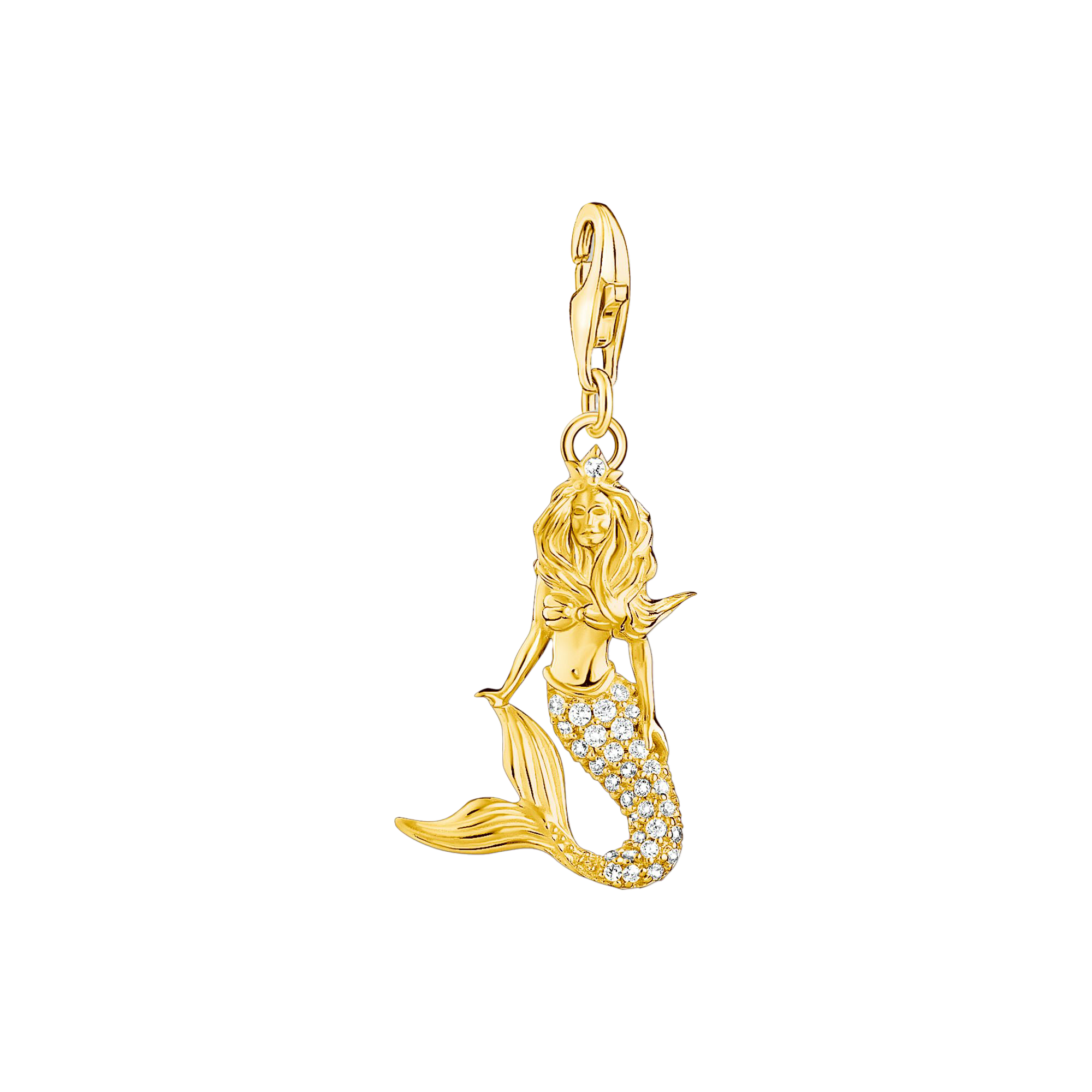 Charm-Anhänger Meerjungfrau gold