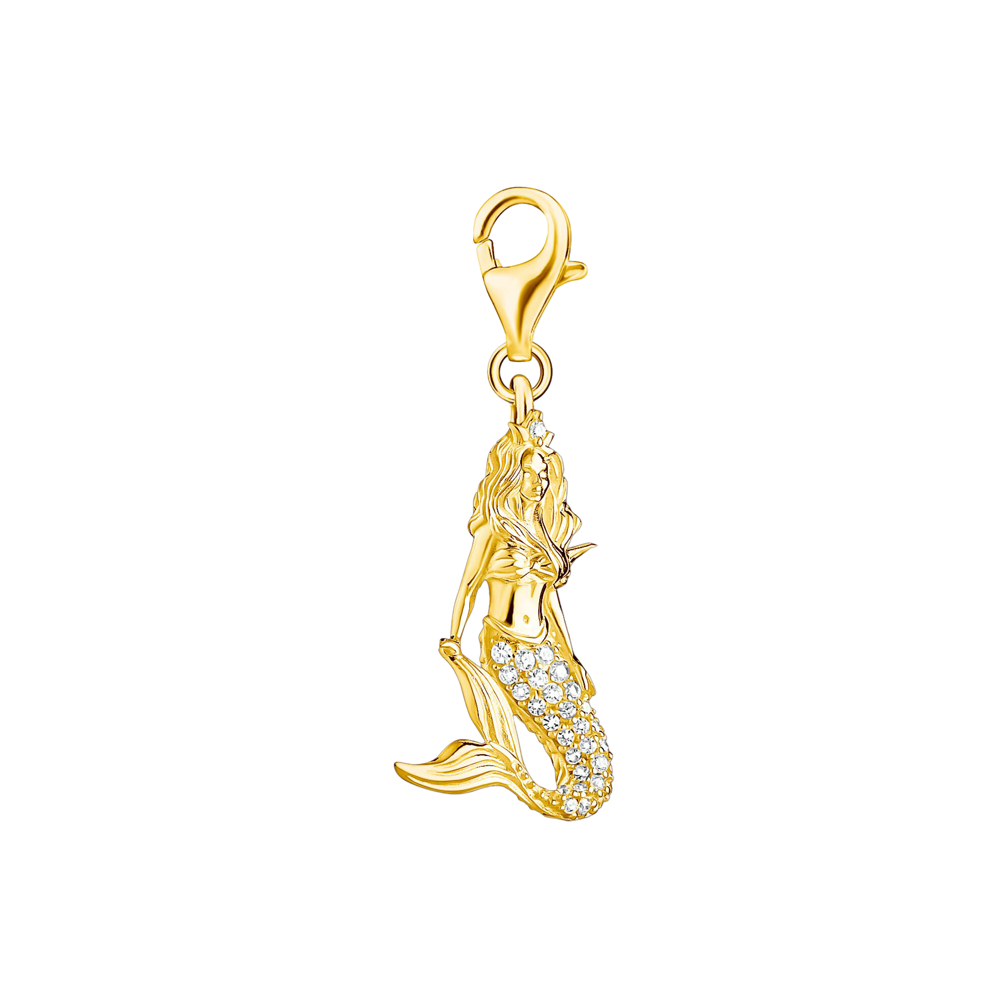Charm-Anhänger Meerjungfrau gold