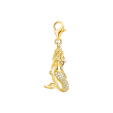 Charm-Anhänger Meerjungfrau gold