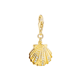 Charm-Anhänger Muschel gold - PERDONA