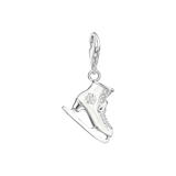 Charm-Anhänger Schlittschuh silber - PERDONA