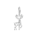 Charm-Anhänger Hirsch silber - PERDONA