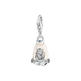 Charm-Anhänger Eisbären silber - PERDONA