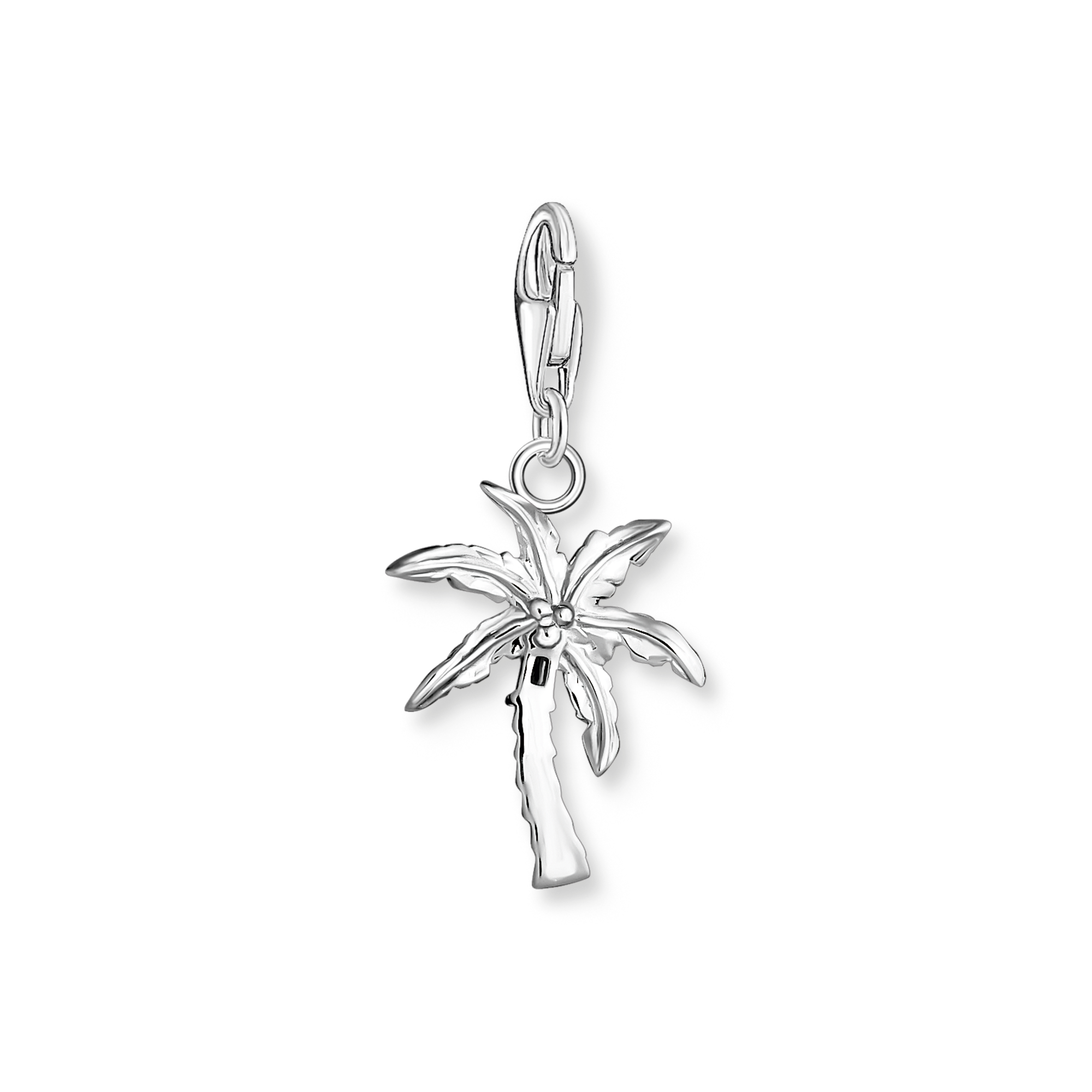 Charm-Anhänger bunte Palme Silber - PERDONA