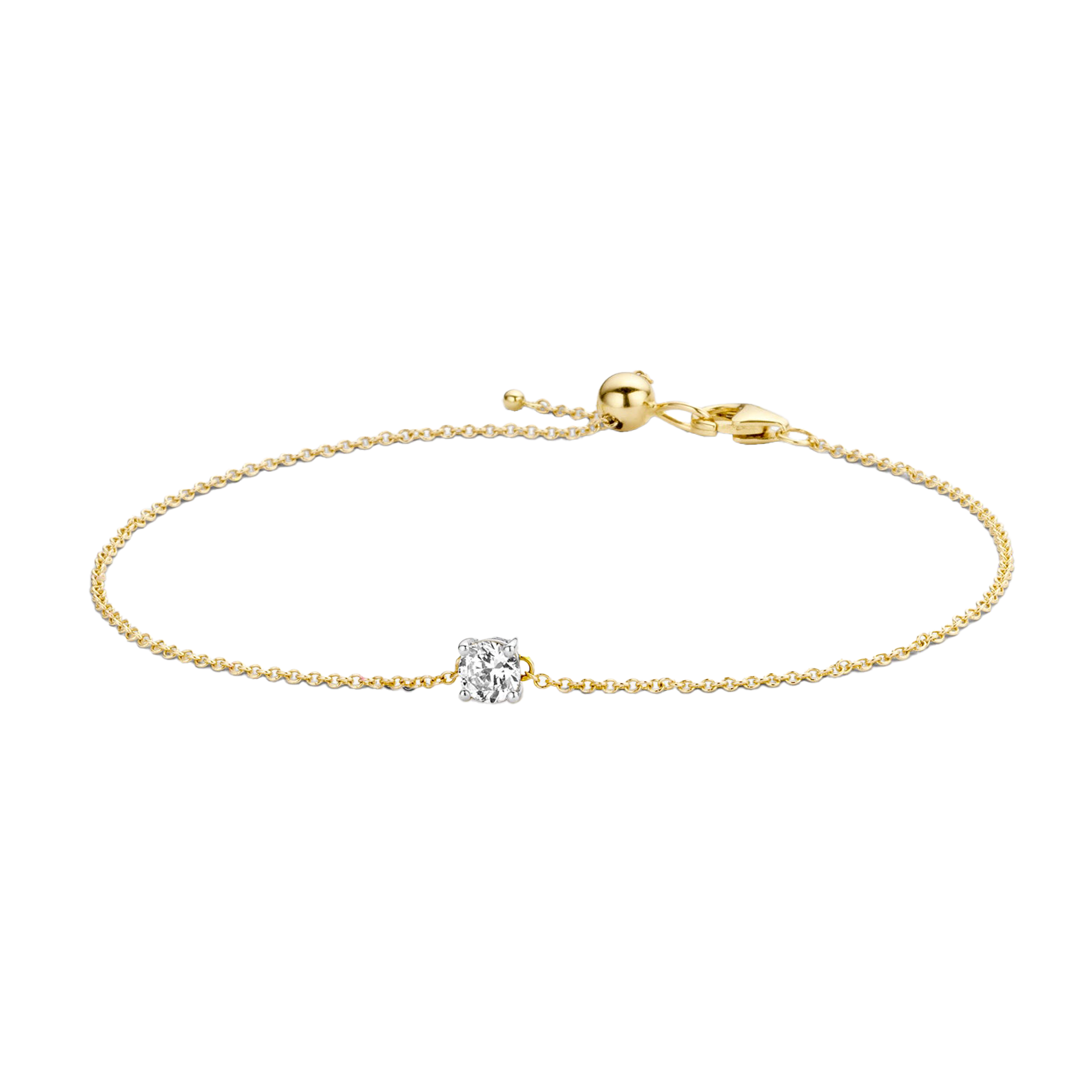 Armband mit Zirkonia 585 Gold - PERDONA