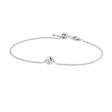 Armband mit Zirkonia in glatter Fassung - PERDONA