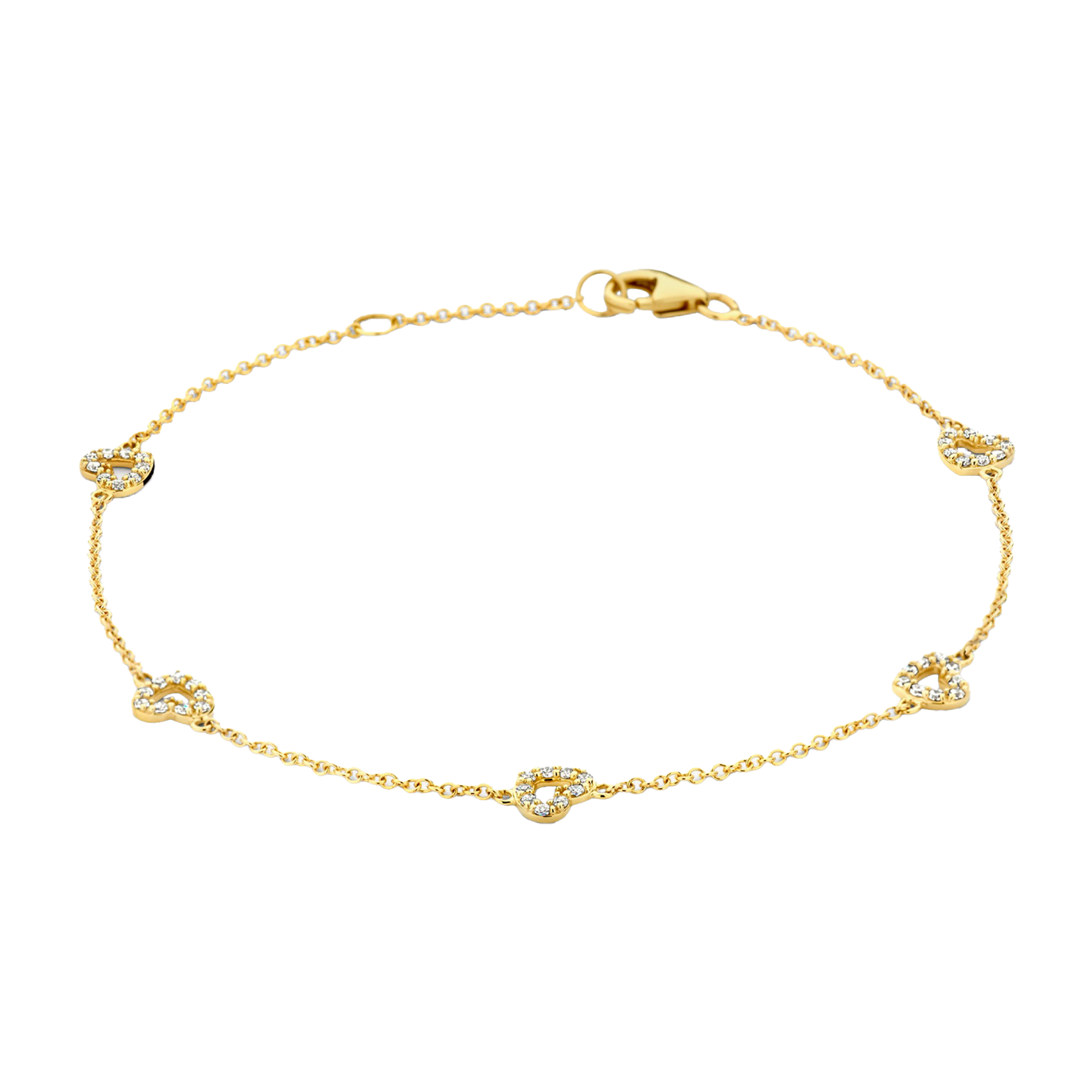 Armband mit herzförmigen Elementen - PERDONA