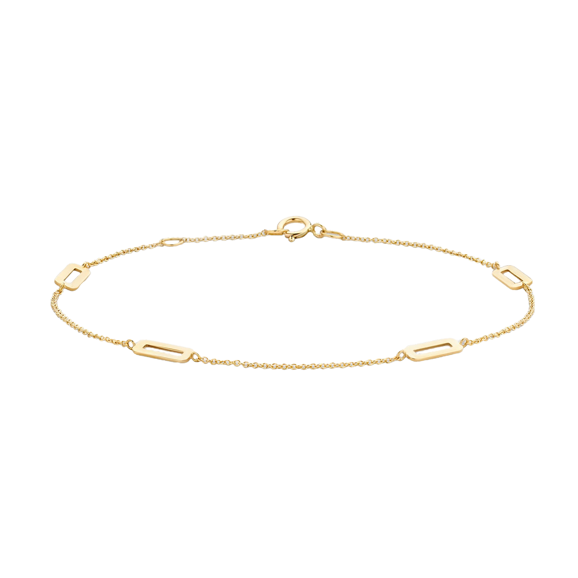 Armband mit flachen Gliederelementen - PERDONA