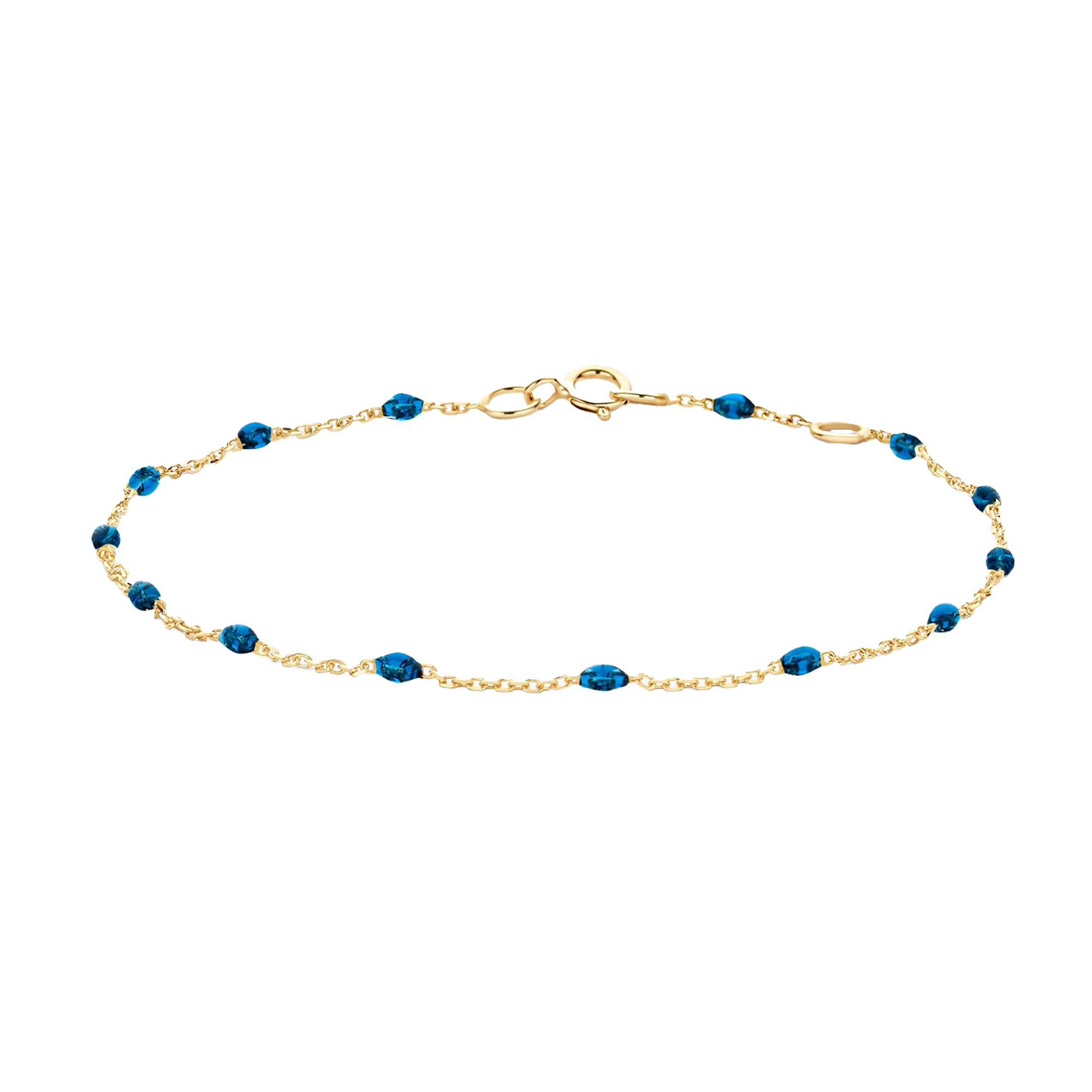 Armband mit blauen Kunstharzsteinen - PERDONA