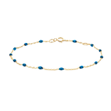 Armband mit blauen Kunstharzsteinen - PERDONA