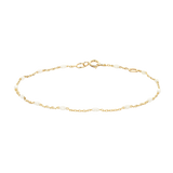 Armband mit weißen Kunstharzsteinen - PERDONA
