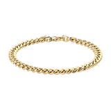 Armband mit breiten Gourmetgliedern - PERDONA