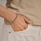 Armband mit breiten Gourmetgliedern - PERDONA