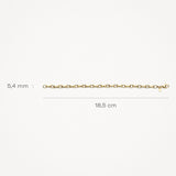 Armband mit Jasseron-Gliedern - PERDONA