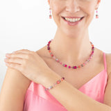GeoCUBE® Iconic Ohrringe Viva Magenta - PERDONA