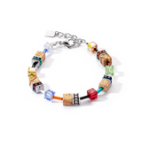 GeoCUBE® Iconic Nature Armband multicolor-braun - PERDONA