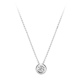 Halskette mit Zirkonia 585 Weißgold - PERDONA