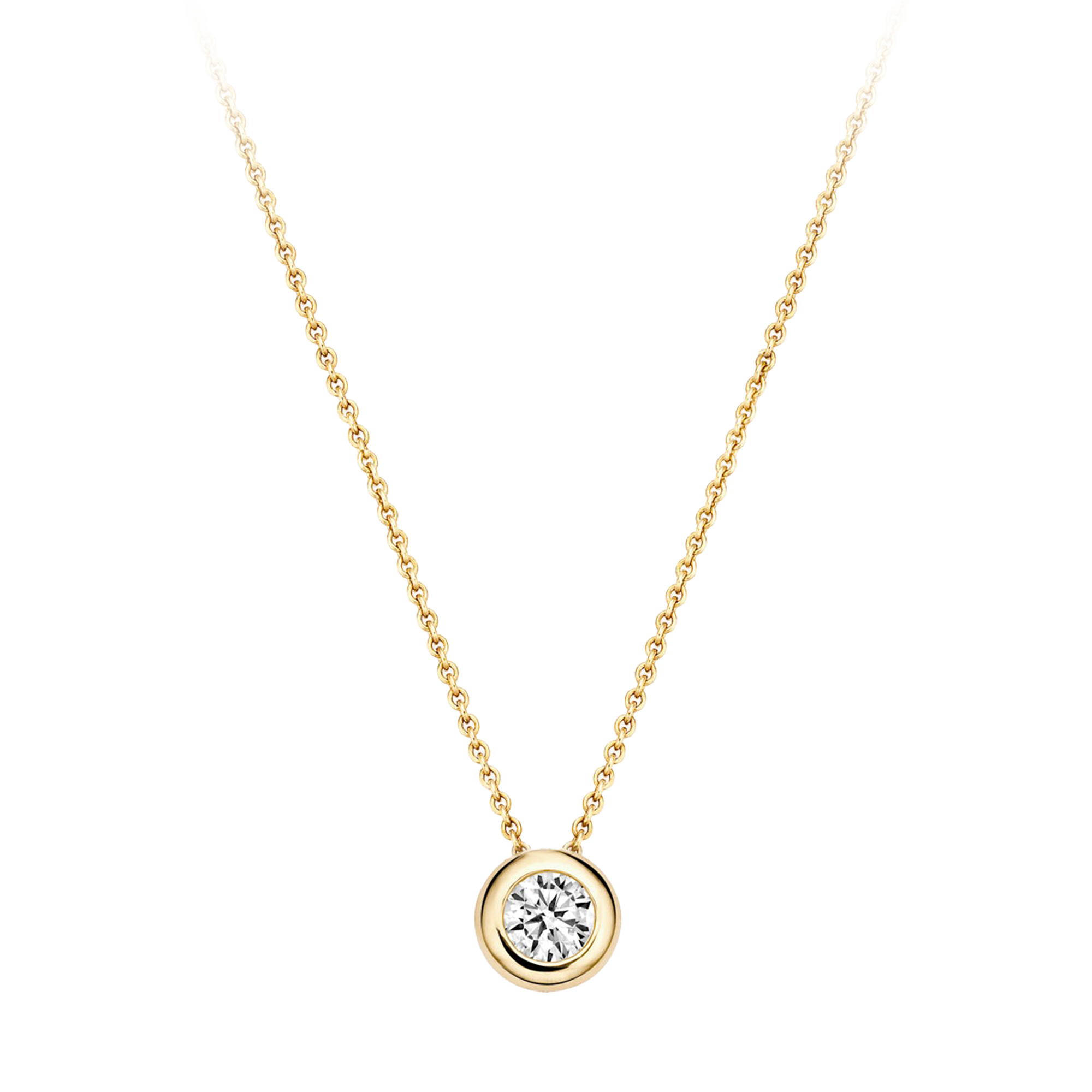 Halskette mit Zirkonia 585 Gold - PERDONA