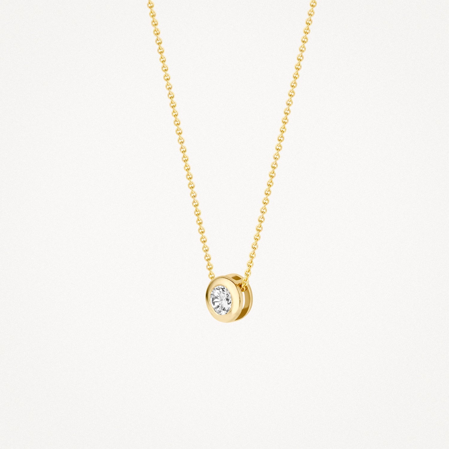Halskette mit Zirkonia 585 Gold - PERDONA