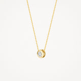 Halskette mit Zirkonia 585 Gold - PERDONA