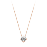 Halskette mit Zirkonia 585 Roségold - PERDONA