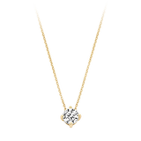 Halskette mit Zirkonia 585 Gelbgold - PERDONA