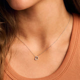Halskette mit Zirkonia-Herz in 585 Weißgold - PERDONA