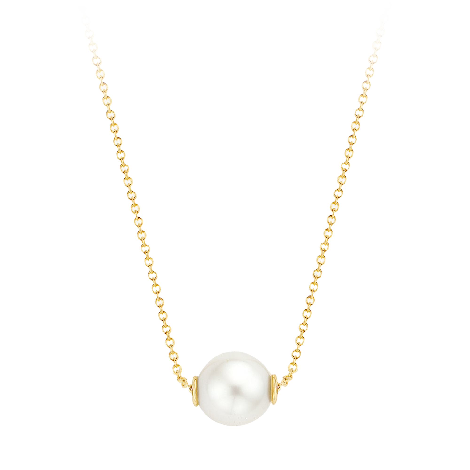 Halskette mit Perle aus 585 Gold - PERDONA