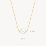 Halskette mit Perle aus 585 Gold - PERDONA