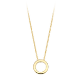 Halskette mit Ring aus 585 Gold - PERDONA
