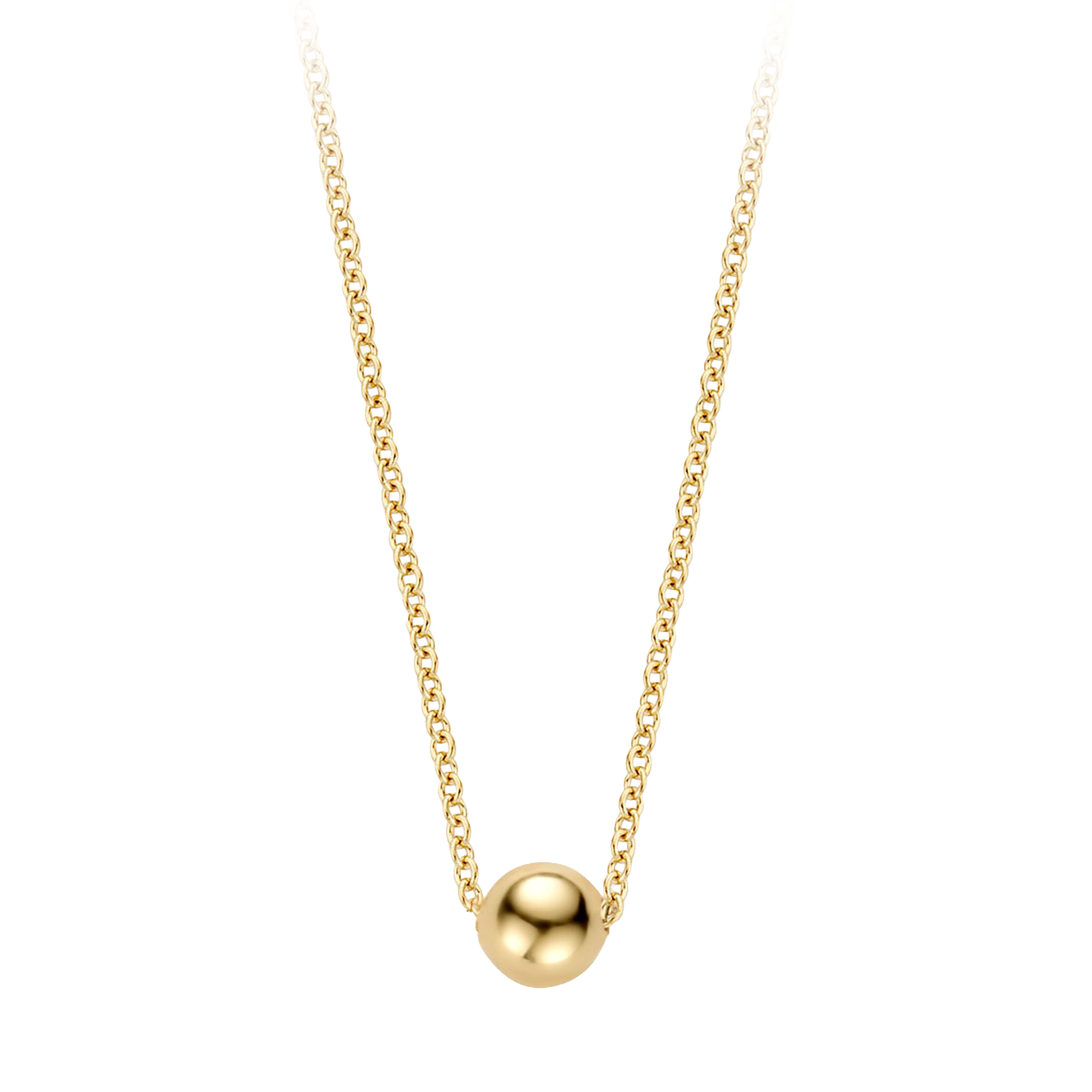 Halskette mit Kugel aus 585 Gold - PERDONA
