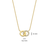 Gelbgold mit Zirkonia - PERDONA