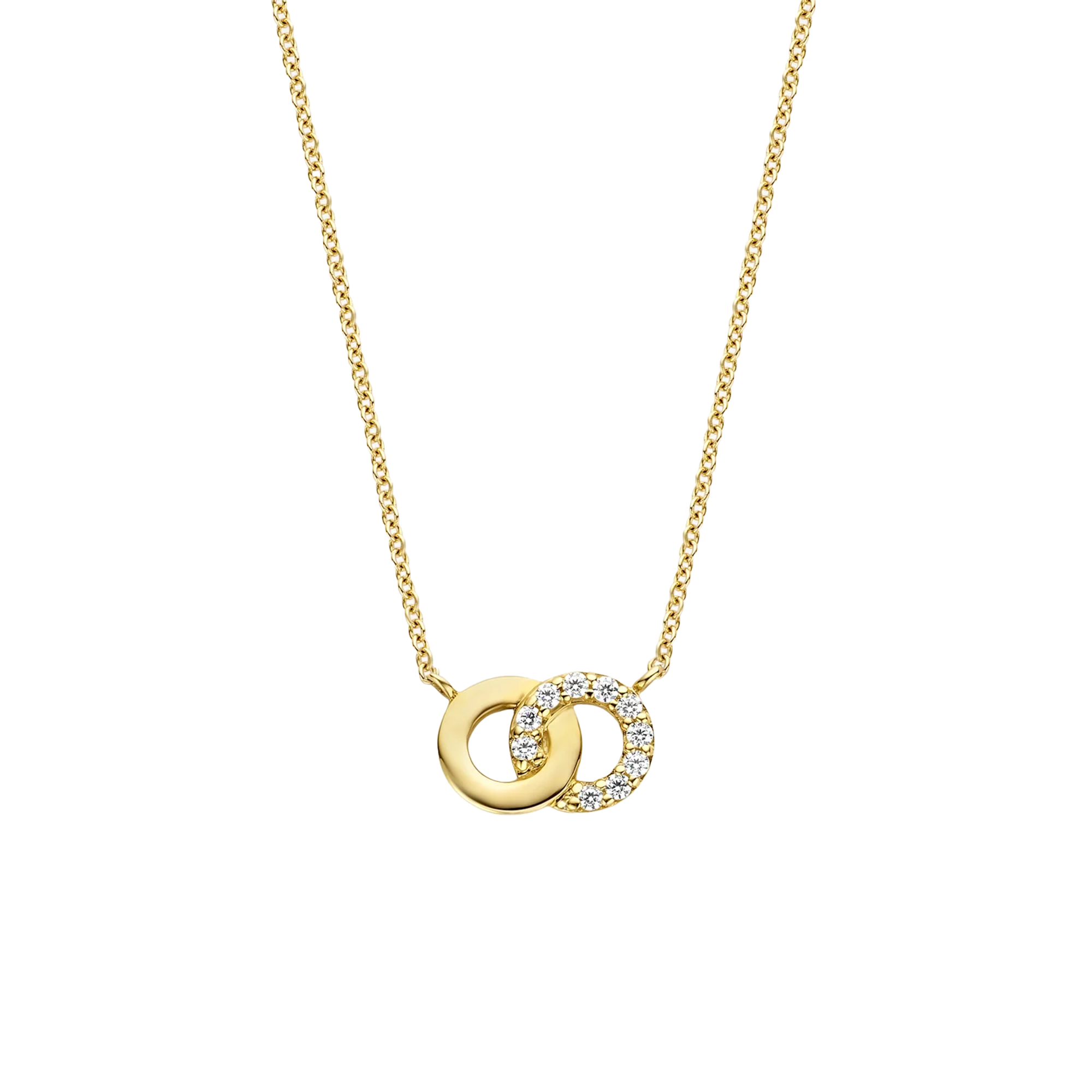 Gelbgold mit Zirkonia - PERDONA