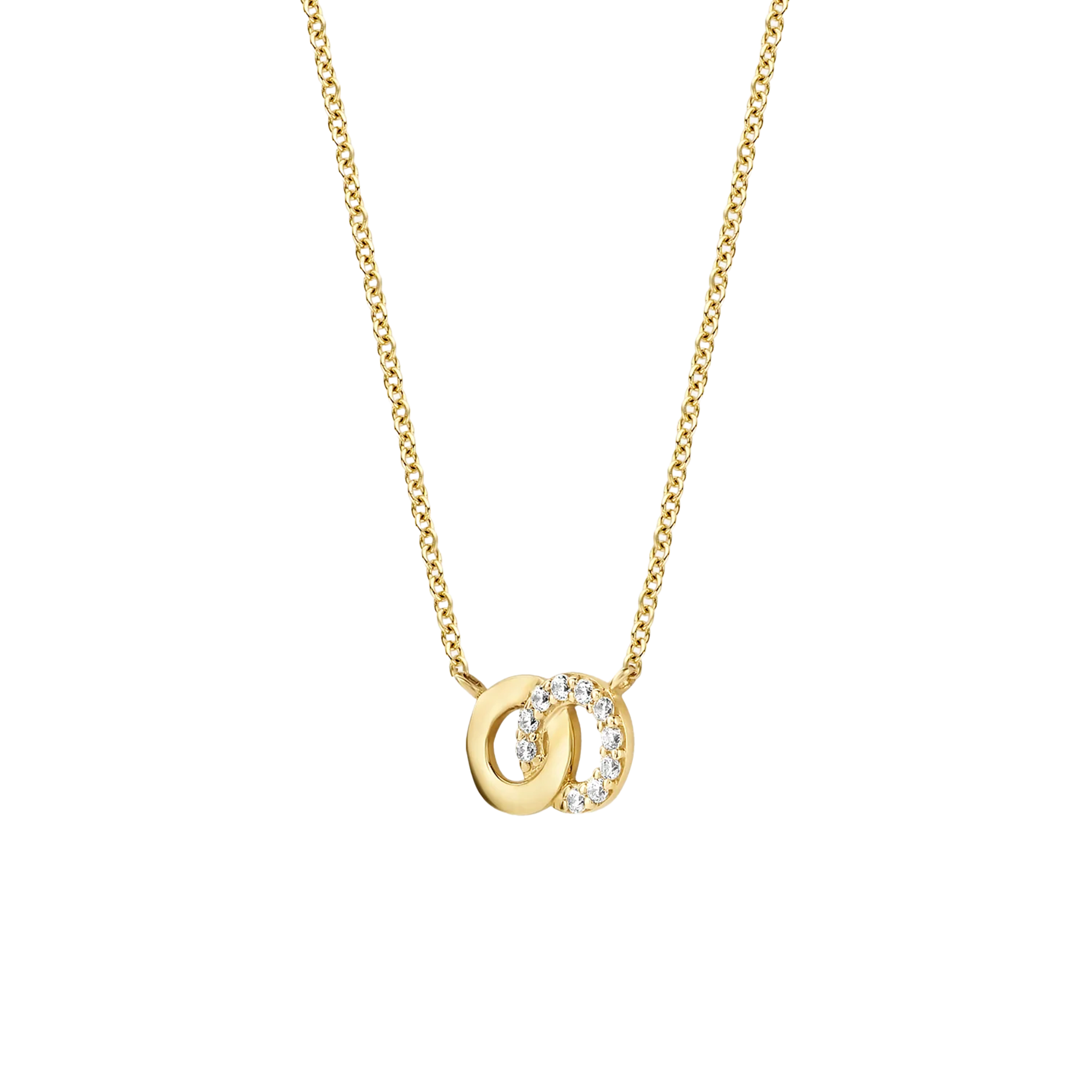 Gelbgold mit Zirkonia - PERDONA