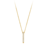 Halskette mit Stab aus 585 Gold - PERDONA