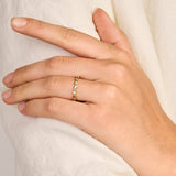 Ring mit geflochtenem Design und Kanalfassung - PERDONA