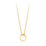 Halskette mit Ring aus 585 Gold - PERDONA