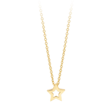 Halskette mit Stern aus 585 Gold - PERDONA