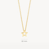 Halskette mit Stern aus 585 Gold - PERDONA