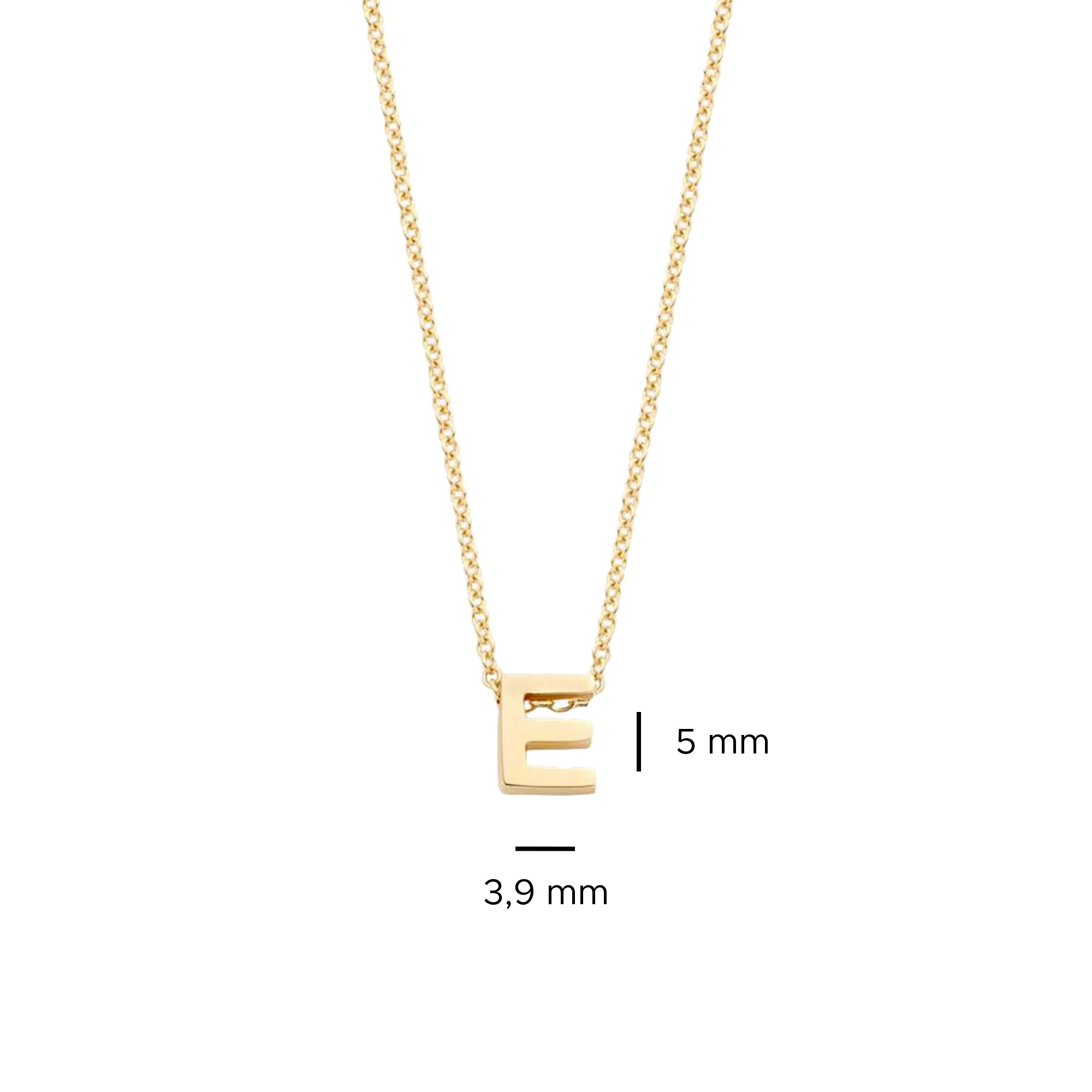 Gelbgoldenes E - PERDONA