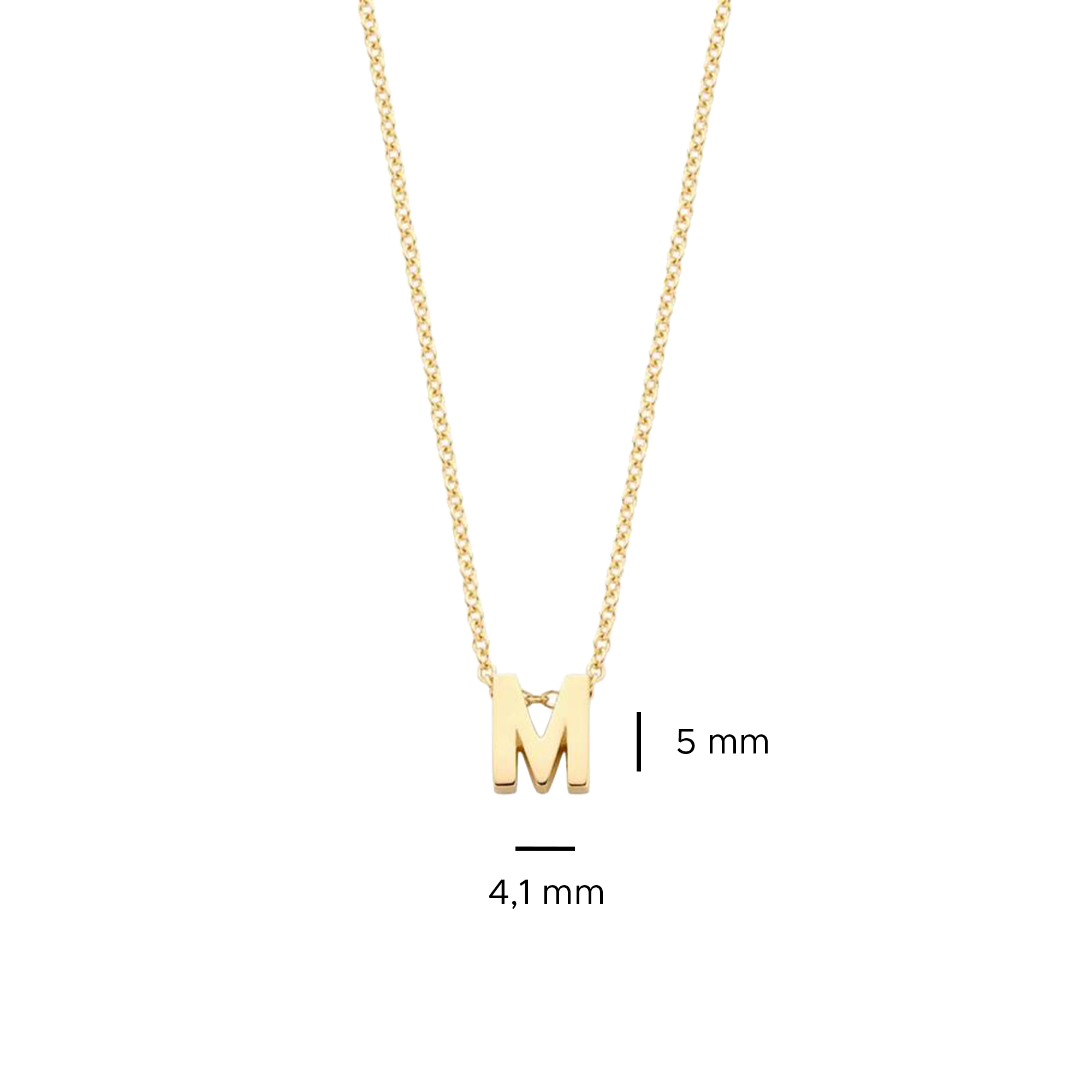 Gelbgoldenes M - PERDONA